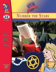 Number the Stars, by Lois Lowry Lit Link Grades 4-6 by Joan Jamieson Paperback B - Picture 1 of 1