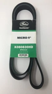 Cinturón serpentino Gates FleetRunner Micro-V K080830HD 8PK2113 - Imagen 1 de 4