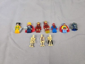 Lego Marvel und DC Minifigur Lot einschließlich Kampfdroiden  - Bild 1 von 13