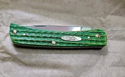 Case XX 2024 Lizardskin Sod Buster Jr Quemado Verde Brillante 22848 SFO ADE  Foto 1 de 4