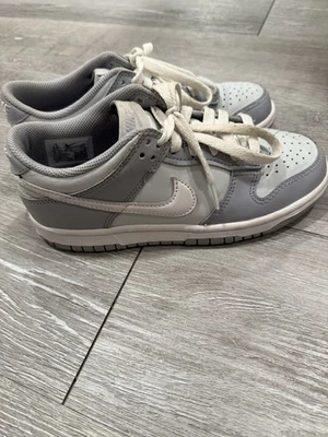 Nike GS Dunk Low Dos Tonos Gris Platino Puro Gris Lobo DH9765-001 Talla 4.5Y/6W Foto 1 de 4
