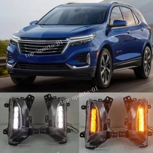 For Chevrolet Equinox 2022-2023 LED DRL Front Fog Lamp Turn Signal Lamp 2PCS kit - Bild 1 von 5