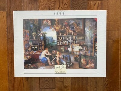 NEW RARE 6000 Nathan THE VIEW Jigsaw Puzzle by Jan Brueghel the Elder SEALED BOX - Image 1 of 2