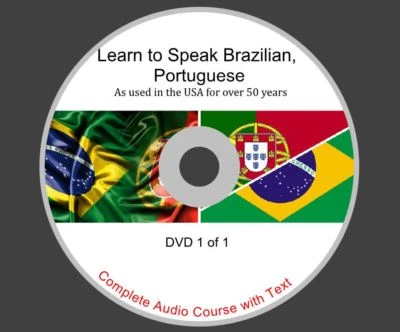Learn Brazilian, Portuguese - Complete Audio and Text Course on 1 DVD ROM - Image 1 of 4