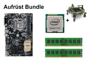 Bundle ASUS H110-PLUS + Intel Core i3 i5 i7 CPU + 8GB bis 32GB RAM wählbar - Bild 1 von 15