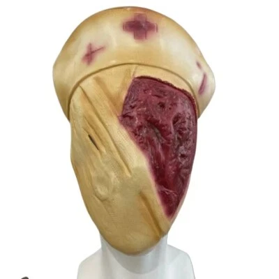 Cosplay Silent Hill Nurse Masks Halloween Scary Monster Zombie Masks Latex Props - Image 1 of 4