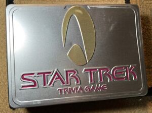 Mattel Star Trek Trivia Game in Collectible Tin 2000