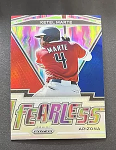 2021 Panini Prizm Baseball Fearless Silver Ketel Marte Arizona Diamondback FR-17 - Picture 1 of 2