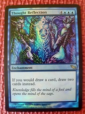 MtG Foil THOUGHT REFLECTION 53/301 Shadowmoor SDM Ships WORLDWIDE Magic NM