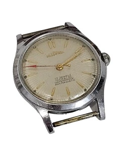 Mens Vintage Delbana Swiss 17 Jewels Red Arrowhead Second Manual Wind Watch - Picture 1 of 8