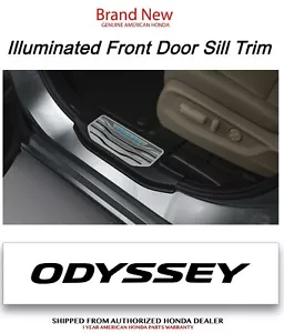 🔥2018- 2020 Honda ODYSSEY Illuminated Front Door Sill Trim (08E12-THR-100A)🔥 - Picture 1 of 12
