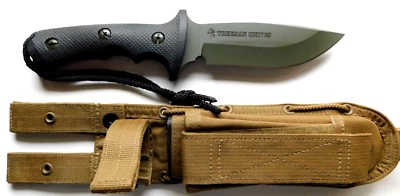 Jim Behring Treeman Knives Combat Hunter Knife with Spec Ops Brand Sheath - Image 1 of 4