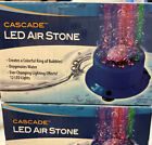 LED 12 Color Changing Aquarium Bubble Round Fish Tank Air Stone Disk