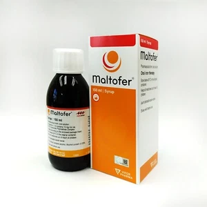 1 Bottles MALTOFER (01/27)SYRUP SUPPLEMENTS FOR IRON DEFICIENCY 150ml - Picture 1 of 4