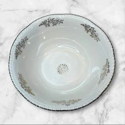 Homer Laughlin винтажная сервировочная чаша с цветочным рисунком 8,75 дюйма сделано в США отличное состояние товара - Изображение 1 из 4