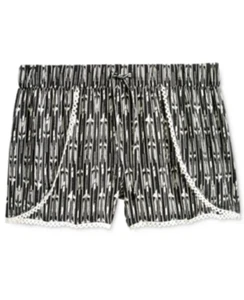 Imperial Star Girls' Size Large Black and White Arrow Shorts - Picture 1 of 6