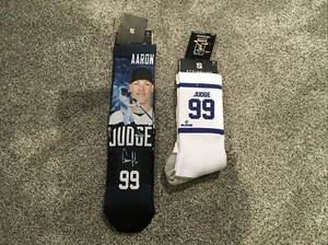 New York Yankees Aaron Judge Stride line Premium Sub And Crew Sock - Picture 1 of 7