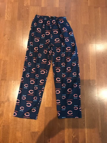 Chicago Bears NFL Youth Pajama Lounge Bottoms Size XL (18/20) PJs Football Cover