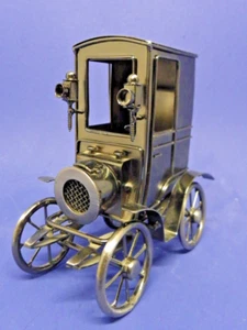 Chatarra de metal vintage coche hecho a mano arte popular metalistería 8" x 7" - Imagen 1 de 8