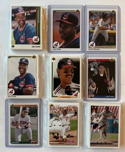Cleveland Indians 1989-93 Upper Deck Team Set Lote (5 juegos con casa, Ramírez RCs) - Imagen 1 de 9