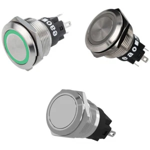 EAO 82-4551.1123 EAO Series82 82-4551.1123 Illum Button MO 16mm Al Flat Blue 12V - Picture 1 of 1