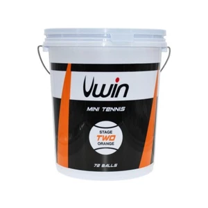 Pelotas de tenis Uwin Stage 2 naranja - Cubo de 72 pelotas - ITF Play & Stay / Games - Imagen 1 de 1