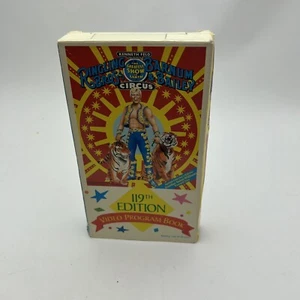 BARNUM & BAILEY VIDEO PROGRAM BOOK 119TH EDITION VHS 1989 - Imagen 1 de 4