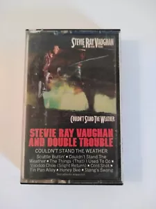 Stevie Ray Vaughan and Double Trouble, Couldn't Stand the Weather, Cassette Tape - Picture 1 of 3