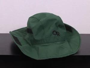 OR OUTDOOR RESEARCH Seattle Sombrero GoreTex Outdoors Rain Hat -Green -Medium - Picture 1 of 13
