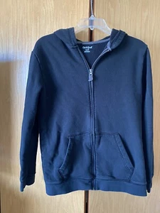 Boys Cat & Jack Black Full-zip Sweatshirt Size XL - Picture 1 of 4