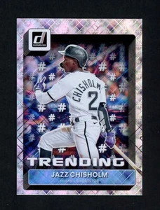 JAZZ CHISHOLM 2022 DONRUSS TRENDING #T-3 MIAMI MARLINS VERY NICE CARD! - Picture 1 of 2