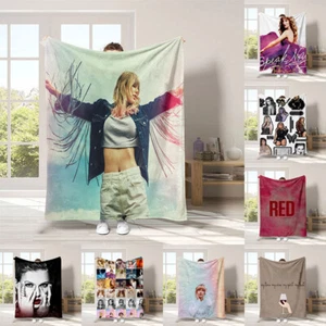 3D Taylor Swift Female Star Printed Series Sleeping BlanketSofa Bed SheetBlanket - Picture 1 of 45