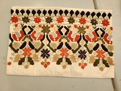 Crate & Barrel "Aziz" 22" X 15" Pillow Cover - Image 1 of 4