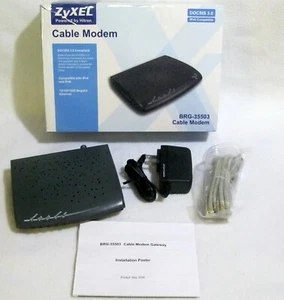 ZyXEL BRG-35503 DOCSIS 3.0 Cable Modem IPv4 + IPv6 Compatible NEW - OPEN BOX - Picture 1 of 10