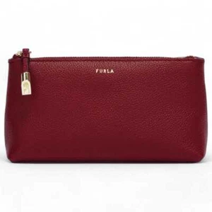 Estuche de Belleza FURLA Genuino GOCCIA Mujer Cuero Burdeos - WE00710-BX3036-CGQ00 - Imagen 1 de 4