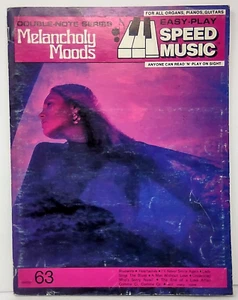 Easy Play Speed Music Melancholy Moods Vol 63 Organs Pianos Guitars 1977 - Picture 1 of 8