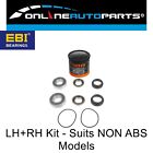 2 Rear Wheel Bearing Kits + Grease For Toyota Hilux 4X4 Ute 5/1998~2014 Non Abs