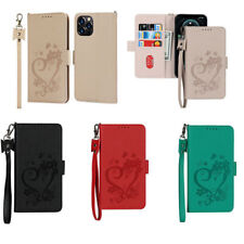 Love Flower Leather Flip Wallet Phone Case for Sony Xperia 10 OPPO Google 4A 5A
