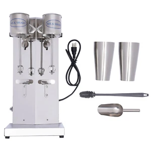 Double-head Electric Milk Shaker Silver Commercial Milk Shaking Machines 800ml - Picture 1 of 12