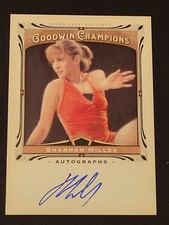 2013 UD GOODWIN CHAMPIONS SHANNON MILLER ON CARD AUTO OLYMPIC GOLD GYMNASTICS