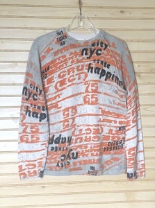 VTG Express Precision Fit Paintbrush Graphic Art Crew Neck Sweater Men's M - Picture 1 of 11