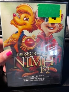 The Secret of NIMH 1 and 2 Very Good DVDs Double Feature (Timmy to the Rescue) - Picture 1 of 2