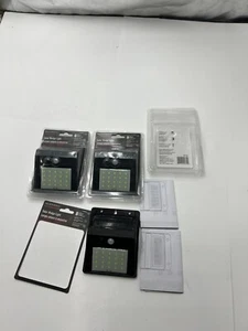 Qty 3 Moonrays Plastic SMD LED Solar Motion Sensor Wedge Light 25889 Black - Picture 1 of 5