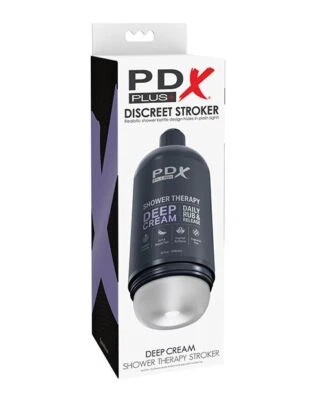 PDX Discreet Stroker - Deep Cream Shower Therapy Stroker Frosted - Masturbator - Image 1 of 4