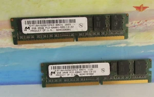 Micron 2GB DDR2 RAM (MT18HVS25672PKZ-80EH1) PC2-6400Y, 2Rx8, Tested - Picture 1 of 2