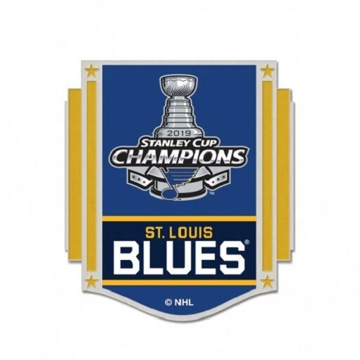 PIN NHL ST LOUIS BLUES 2018-2019 STANLEY CUP CHAMPIONS Lapel Pin - #FL_#2L - Image 1 of 1