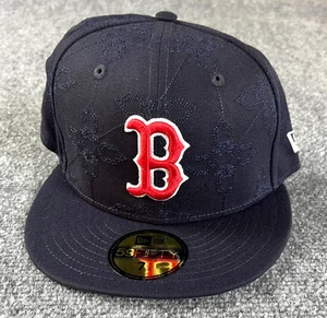 Boston Red Sox MLB Cap New Era Neu mit Etikett 59Fifty eng anliegende Mütze 7 1/4 Farbmuster - Bild 1 von 14