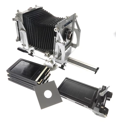 Graflex Graphic View II 4x5 Camera, 127mm f4.5 Optar, 5 SFH, 2 LB More, EXC+ - Image 1 of 4