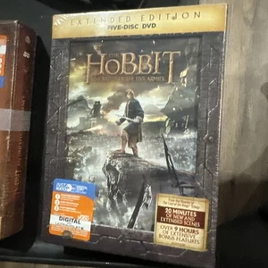 DVD The Hobbit: The Desolation Of Smaug (Extended Edition) 5-Disc Set NEW SEALED - Imagen 1 de 6