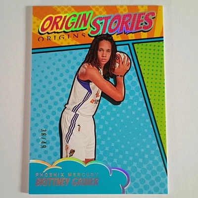 2024 Origins WNBA Brittney Griner Origin Stories Teal /49 - Image 1 of 2